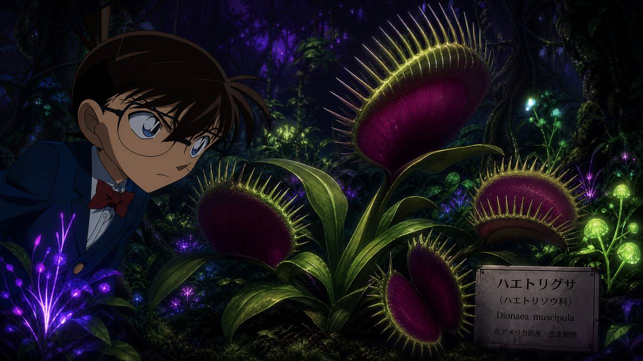 抖音风【植物视频演示】食虫植物捕猎全过程 4K超清植物视频
